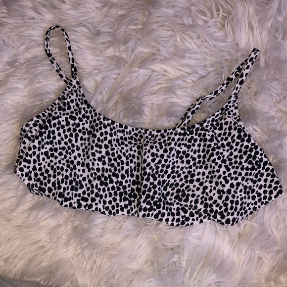white and black bikini top - Picture 1 of 6